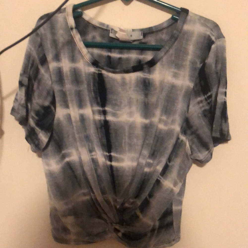 Marble crop tee